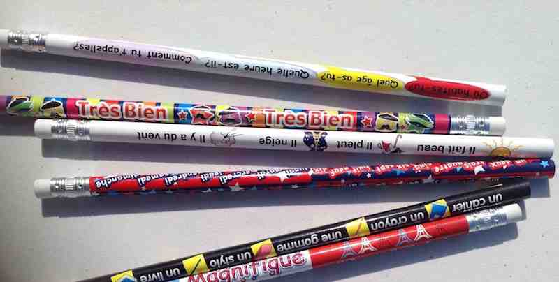 Crayons langue franaise